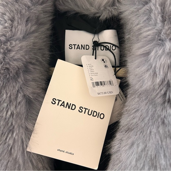 NWT Free People Stand Studio Valentina Faux Fur Jacket - Picture 6 of 7